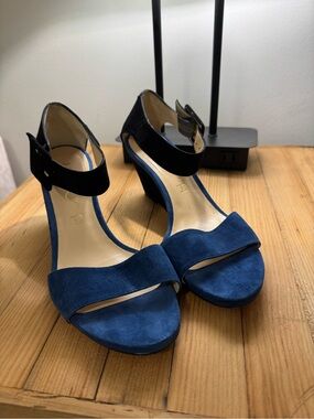 Unisa Women's Two-Tone Suede Ankle-Strap Sandals